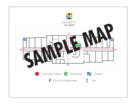 Hyatt Place 2019 Elevator Evacuation Plan Insert - Horizontal