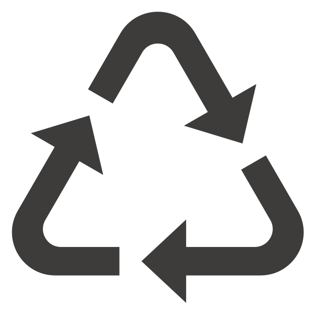 Residence Inn Recycling Symbol Wall Marker - Iron Ore