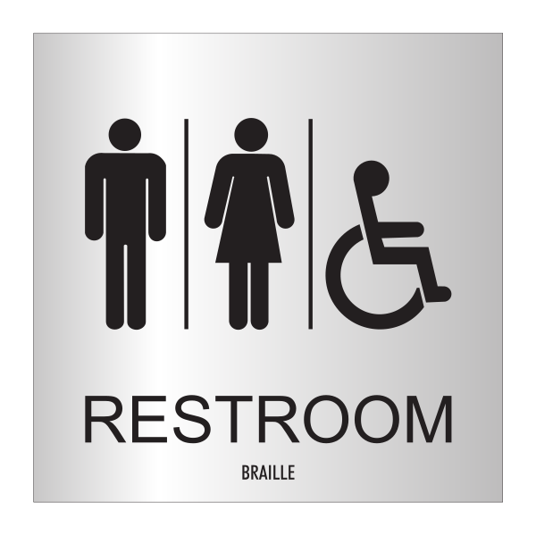 Fairfield Inn & Suites Restroom Sign - Unisex Accessible