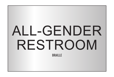 Fairfield Inn & Suites Restroom Sign - All-Gender Restroom
