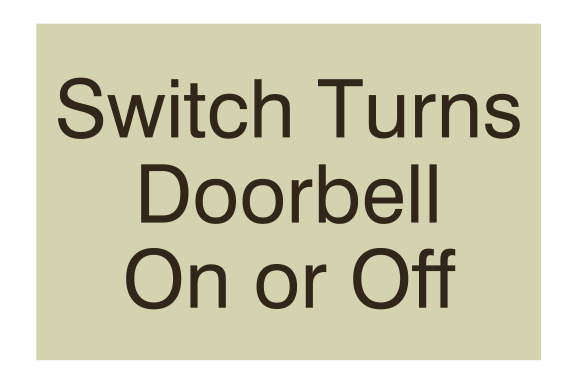 SpringHill Suites Informational - Doorbell Switch
