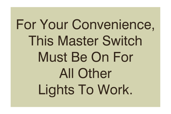 SpringHill Suites Informational - Master Switch