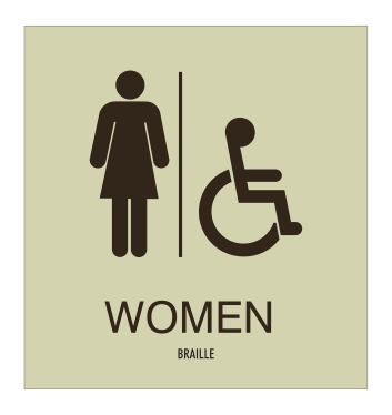 SpringHill Suites Restroom ID - Women Accessible
