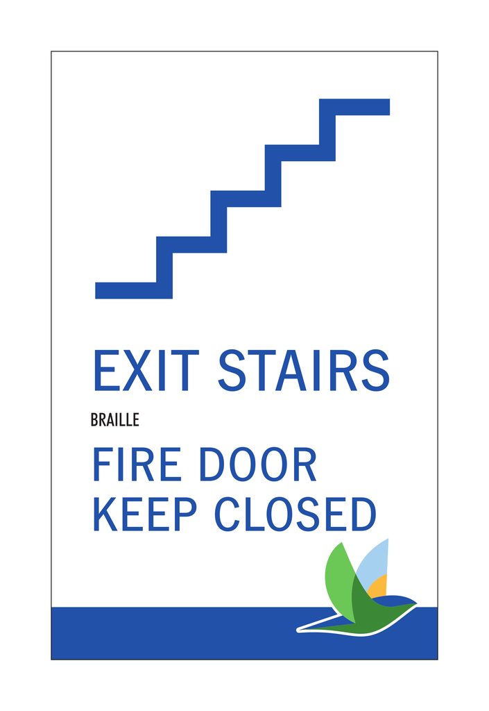 Uptown Suites - Exit, Use Stairs ID