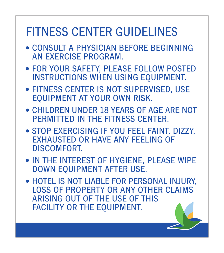 Uptown Suites - Fitness Rules