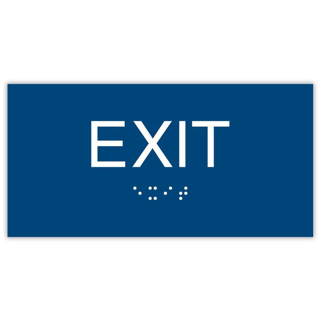 Publix Exit, Text Only - Blue