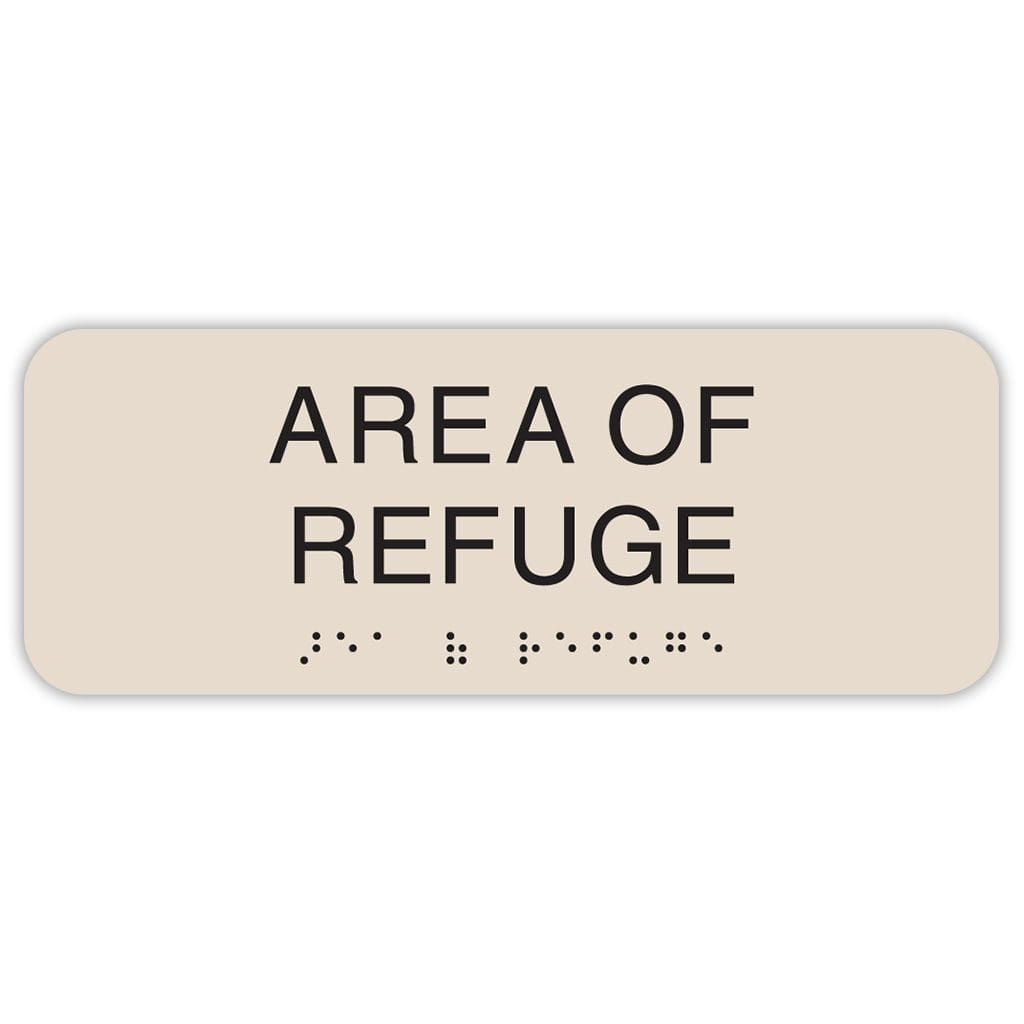 Publix Area of Refuge Sign - Taupe