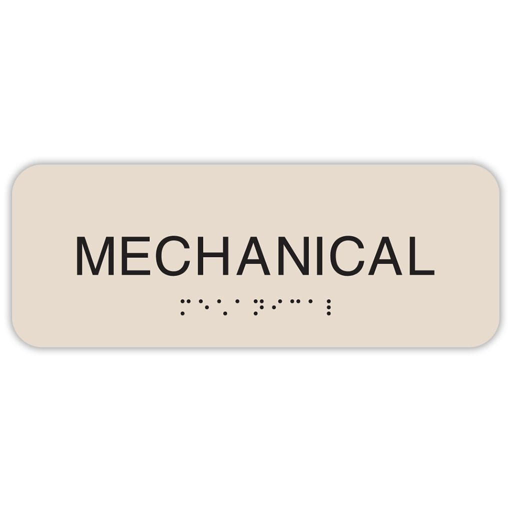 Publix Mechanical Sign, Rounded Corners - Taupe