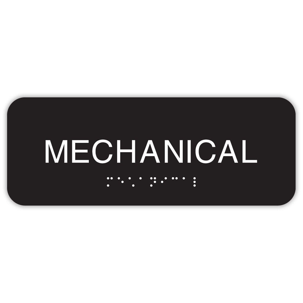 Publix Mechanical Sign, Rounded Corners - Black
