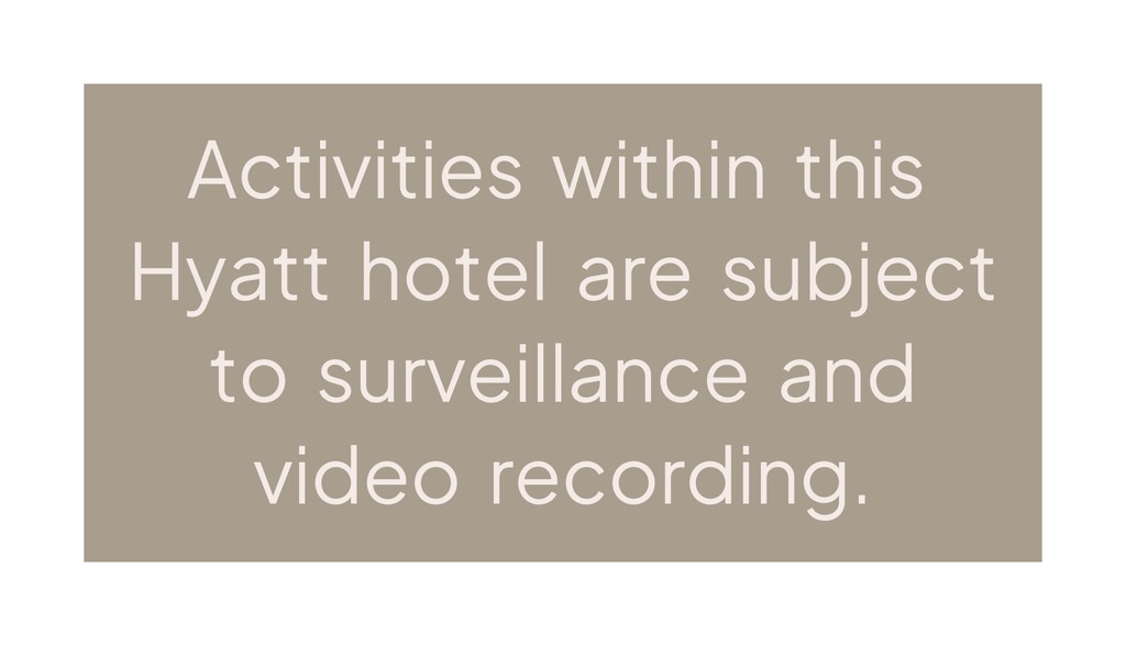 Hyatt Select Informational Sign