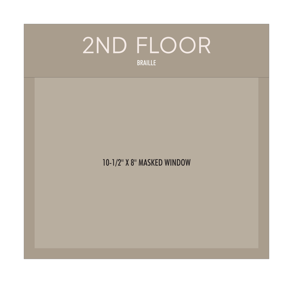 Hyatt Select ADA Braille Elevator ID Sign