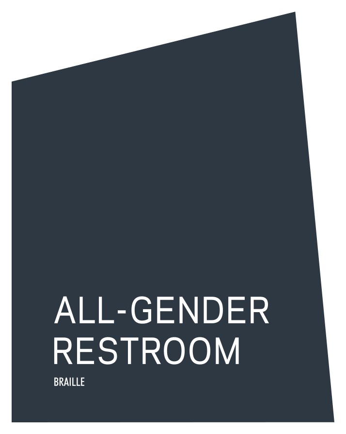Aloft Restroom Identification - All-Gender Restroom