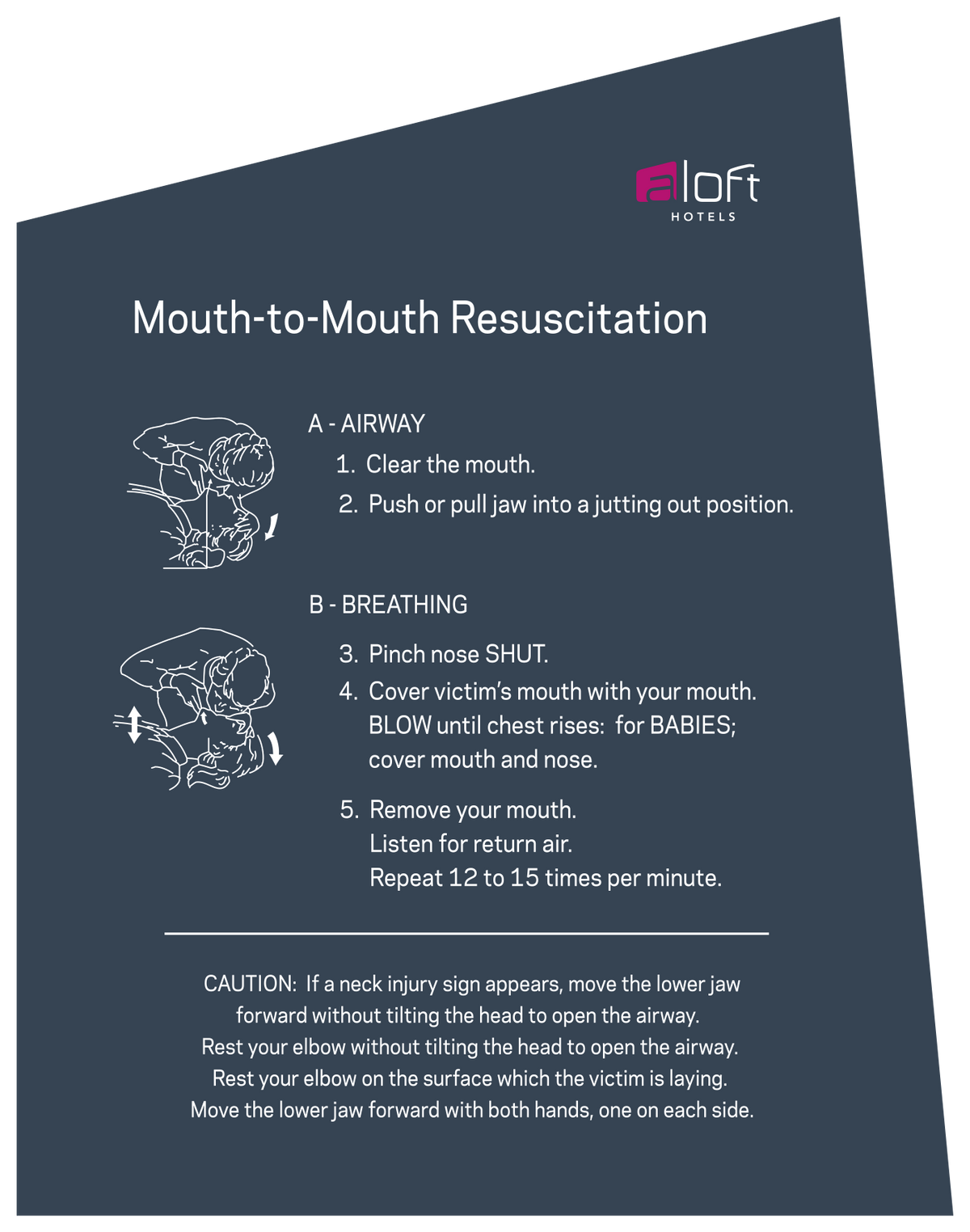 Aloft Pool Informational - Mouth to Mouth Resuscitation
