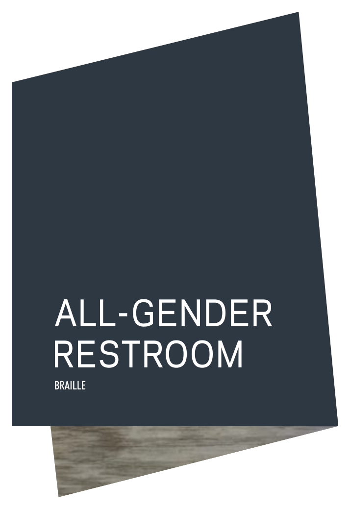 Aloft Restroom Identification - All-Gender Restroom