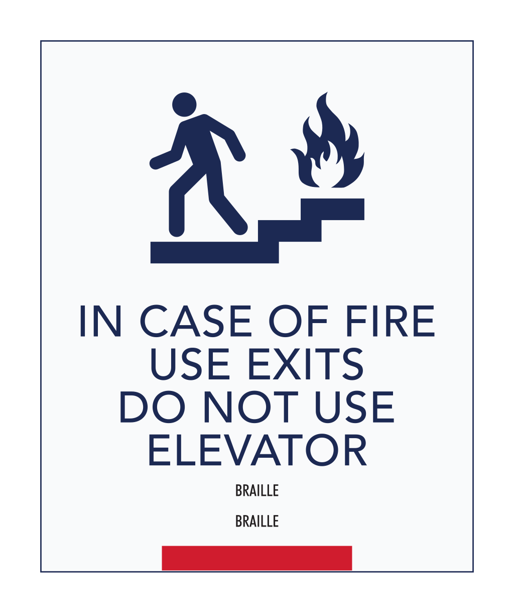 AmericInn Stairwell ID - in Case of Fire