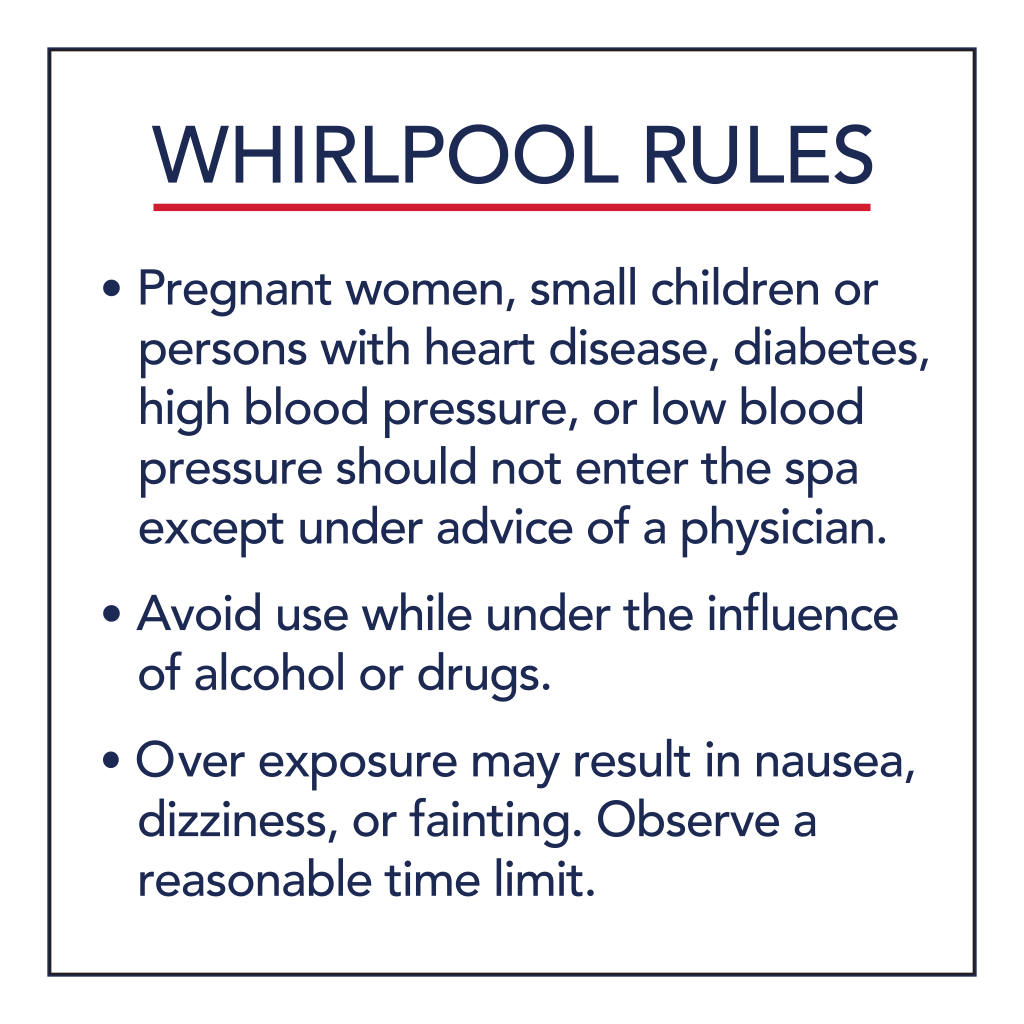 AmericInn Spa Informational - Whirlpool Rules