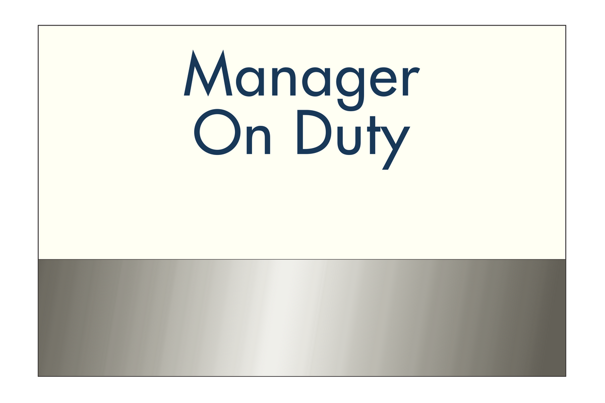 Clarion Pointe Manager on Duty (Smoked Chrome)