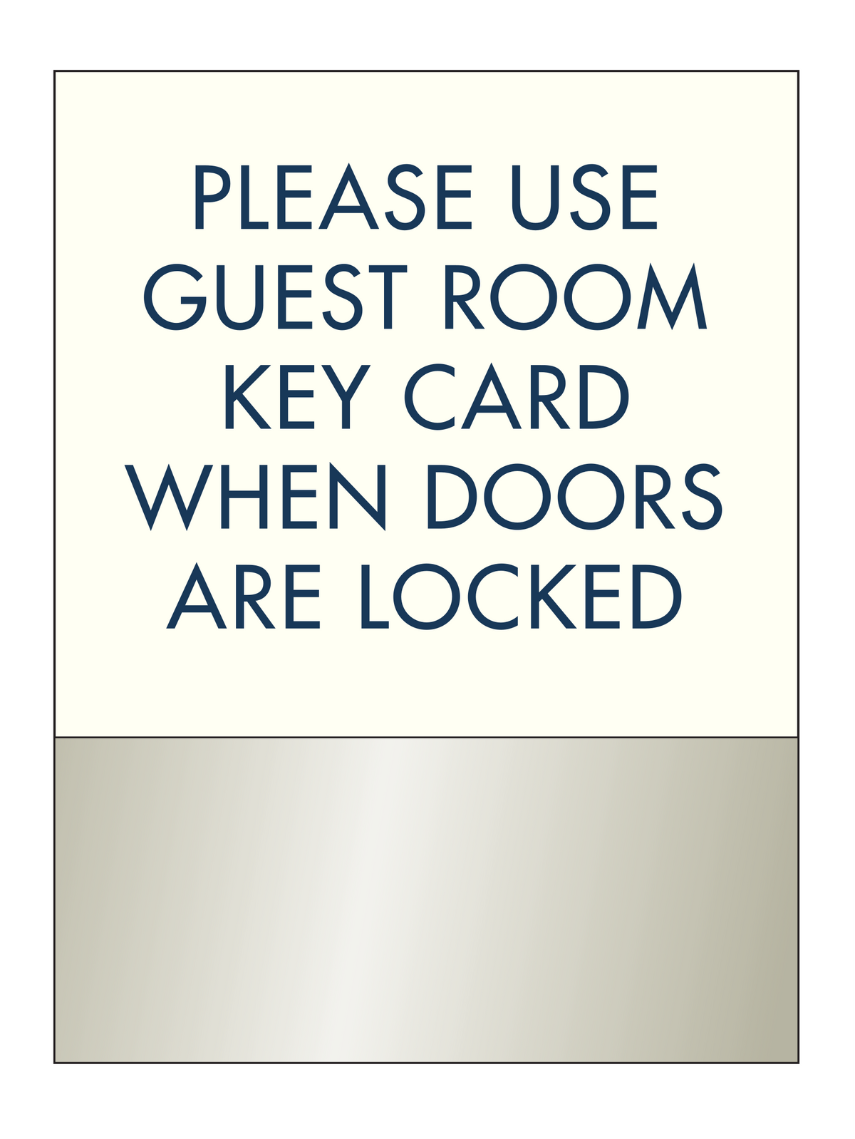 Clarion Pointe Key Card Holder (Brushed Aluminum)