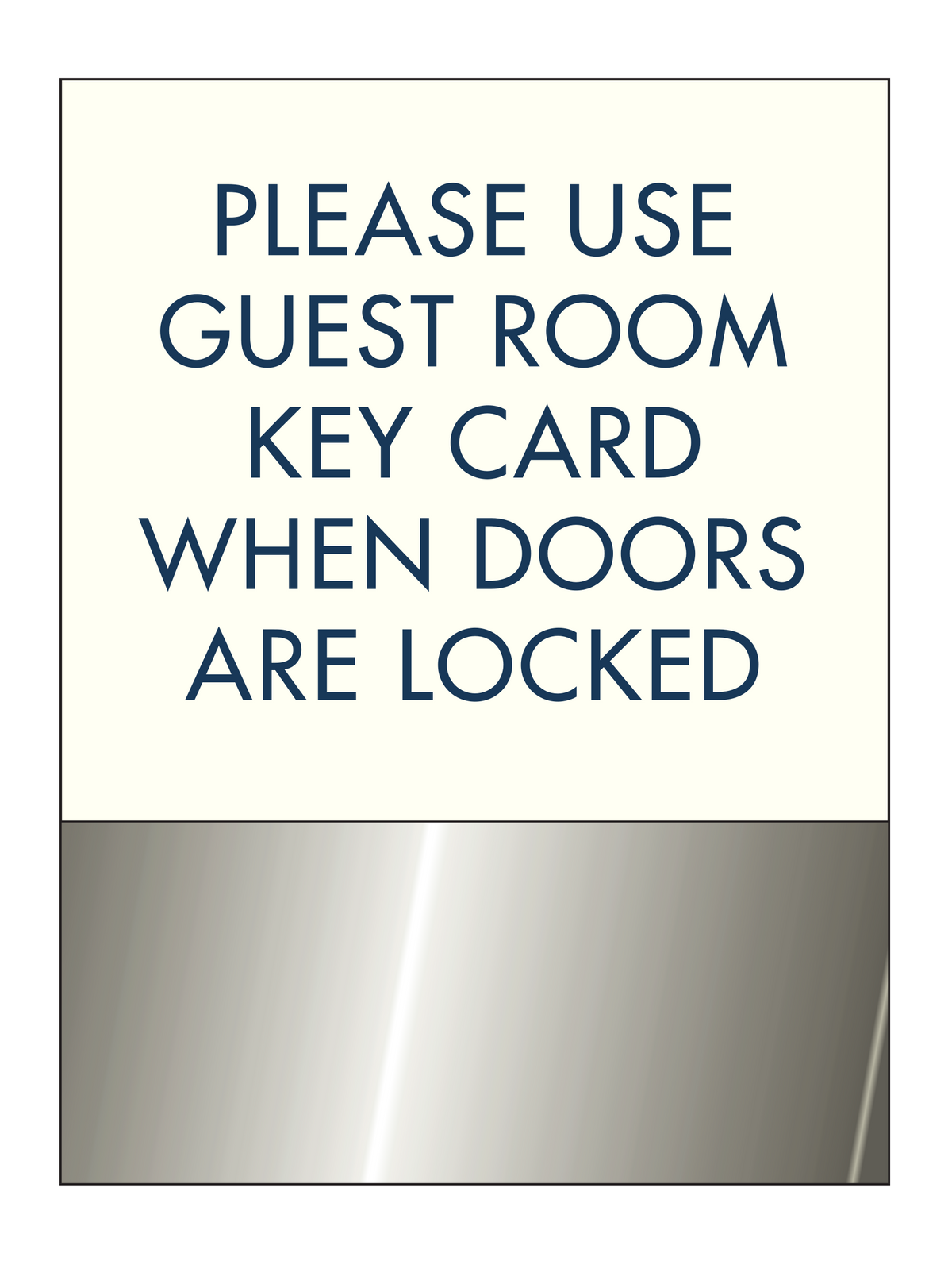 Clarion Pointe Key Card Holder (Smoked Chrome)