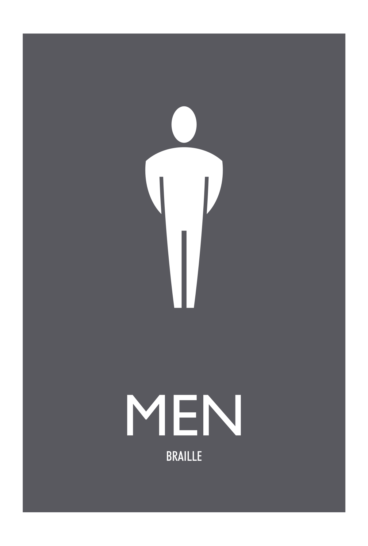 AC Hotel Restroom Sign - Men (BOH)