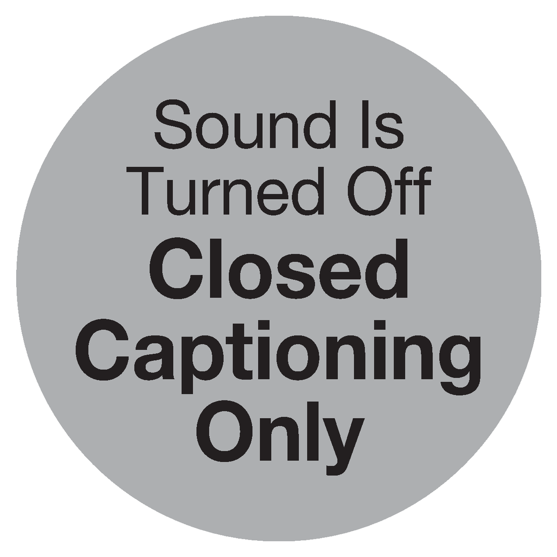 Cambria 2019 Informational - Closed Captioning