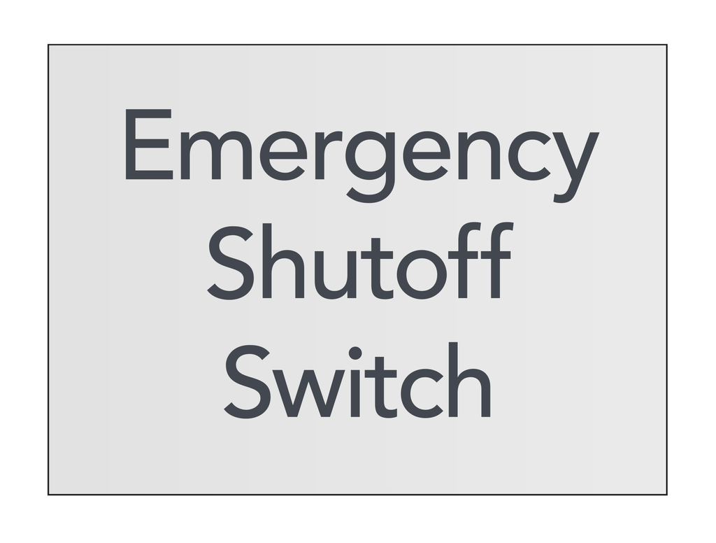 Courtyard Exterior - Emergency Shutoff Switch