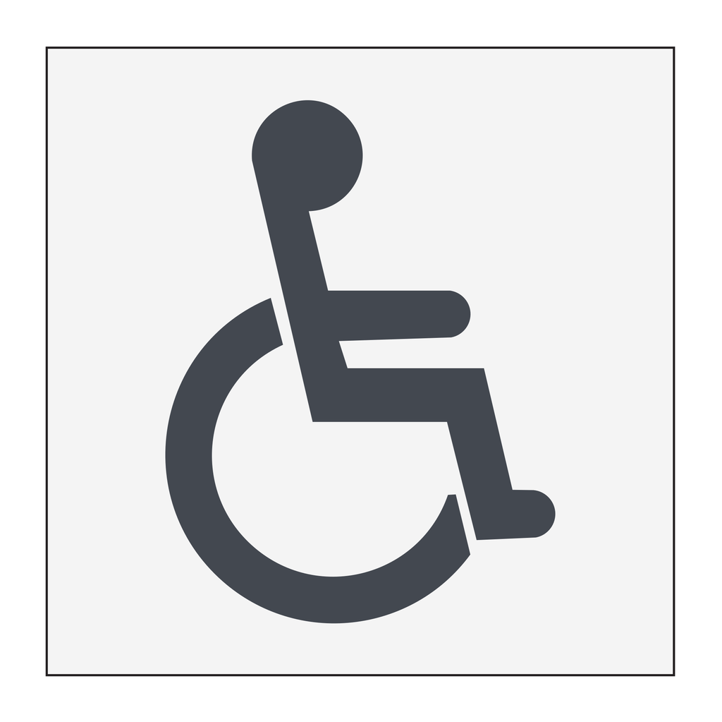 Courtyard Informational - Accessible Symbol