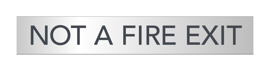 Courtyard Informational - Not a Fire Exit