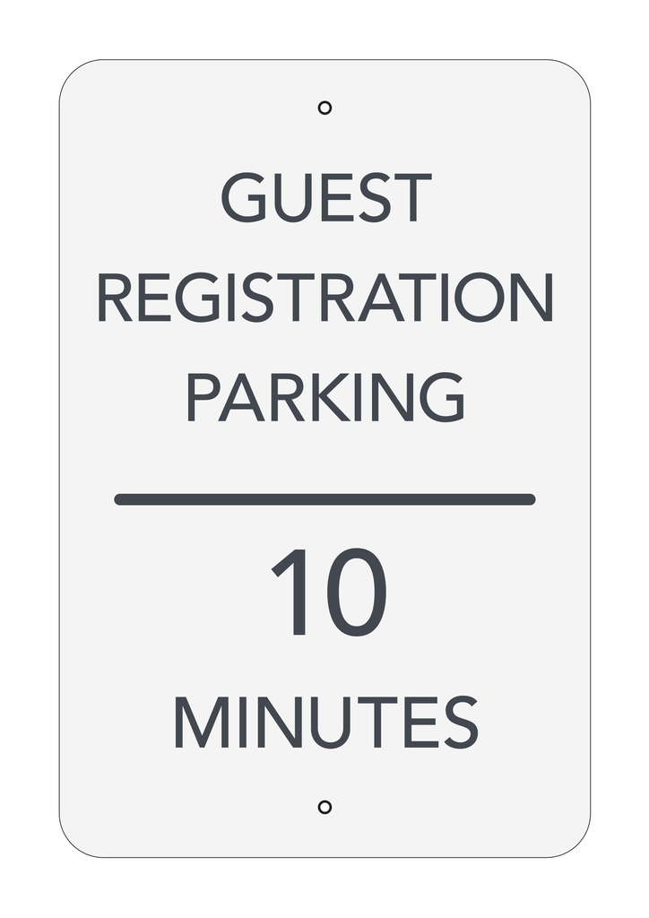 Courtyard Parking - Guest Registration