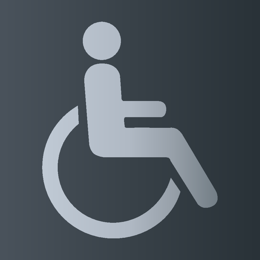 Delta Hotels Accessible Symbol Sign