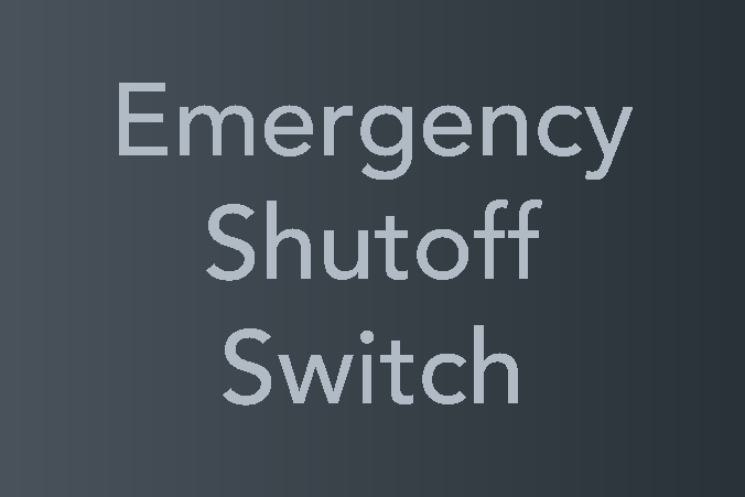 Delta Hotels Emergency Shutoff Switch Sign