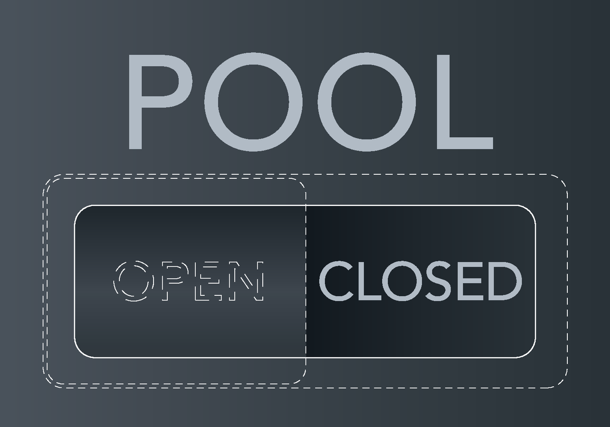 Delta Hotels Pool Open / Closed Slider