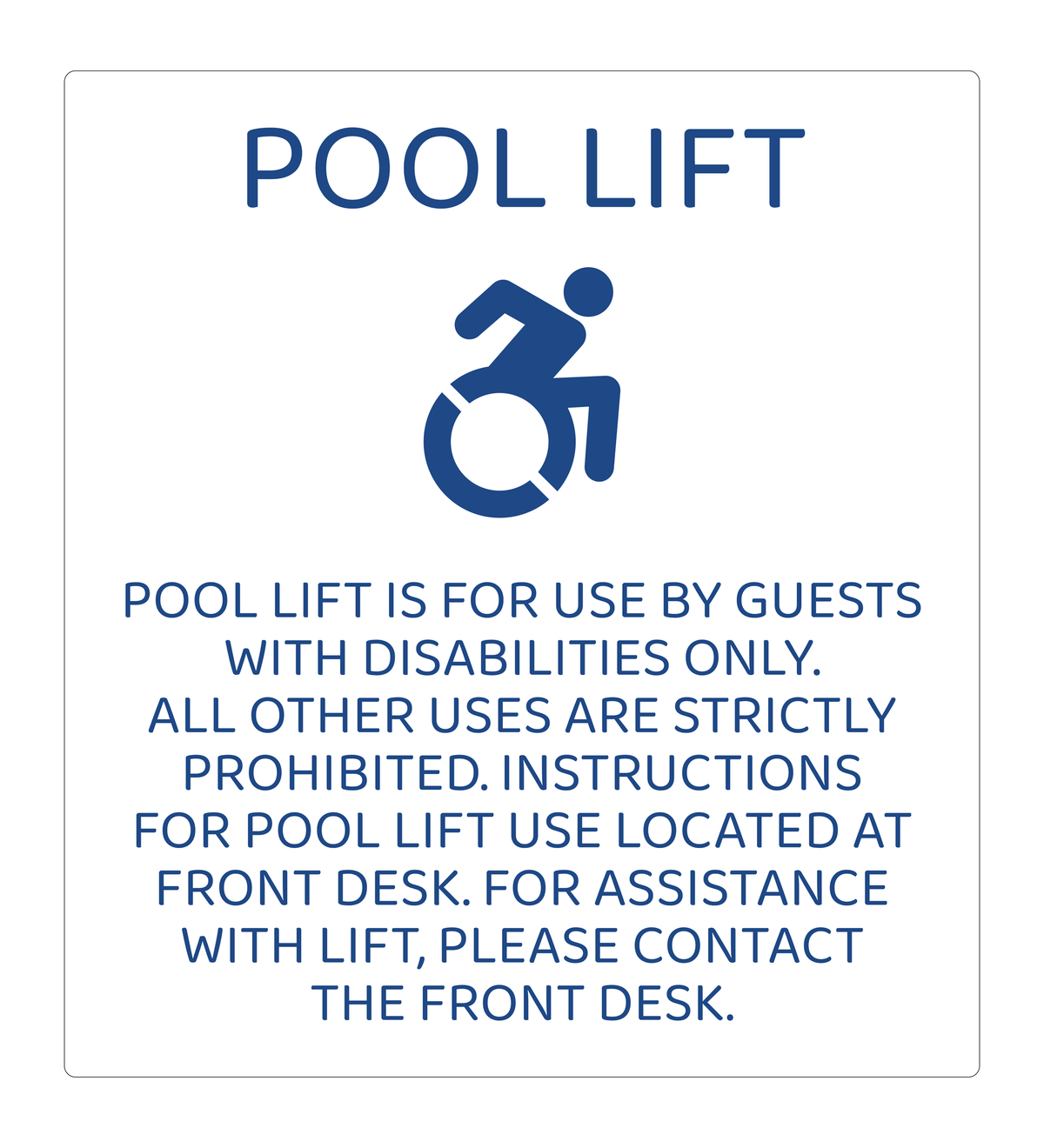 Days Inn Pool Lift