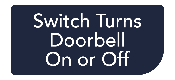 Hearing Impaired - Switch Turns Doorbell