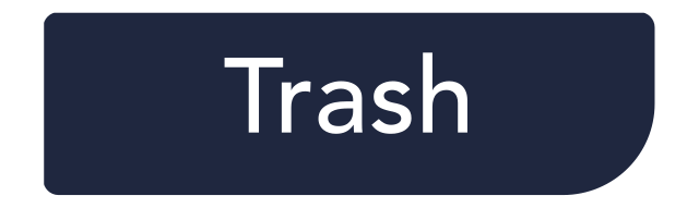 Recycling Label - Trash