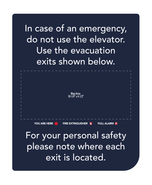 Studiores Floor Evac Map