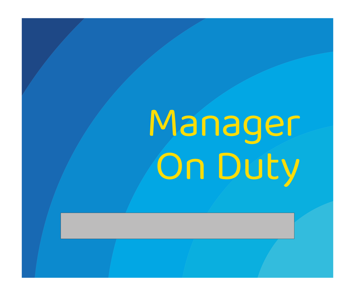 Days Inn Manager On Duty (Blue Rectangle)