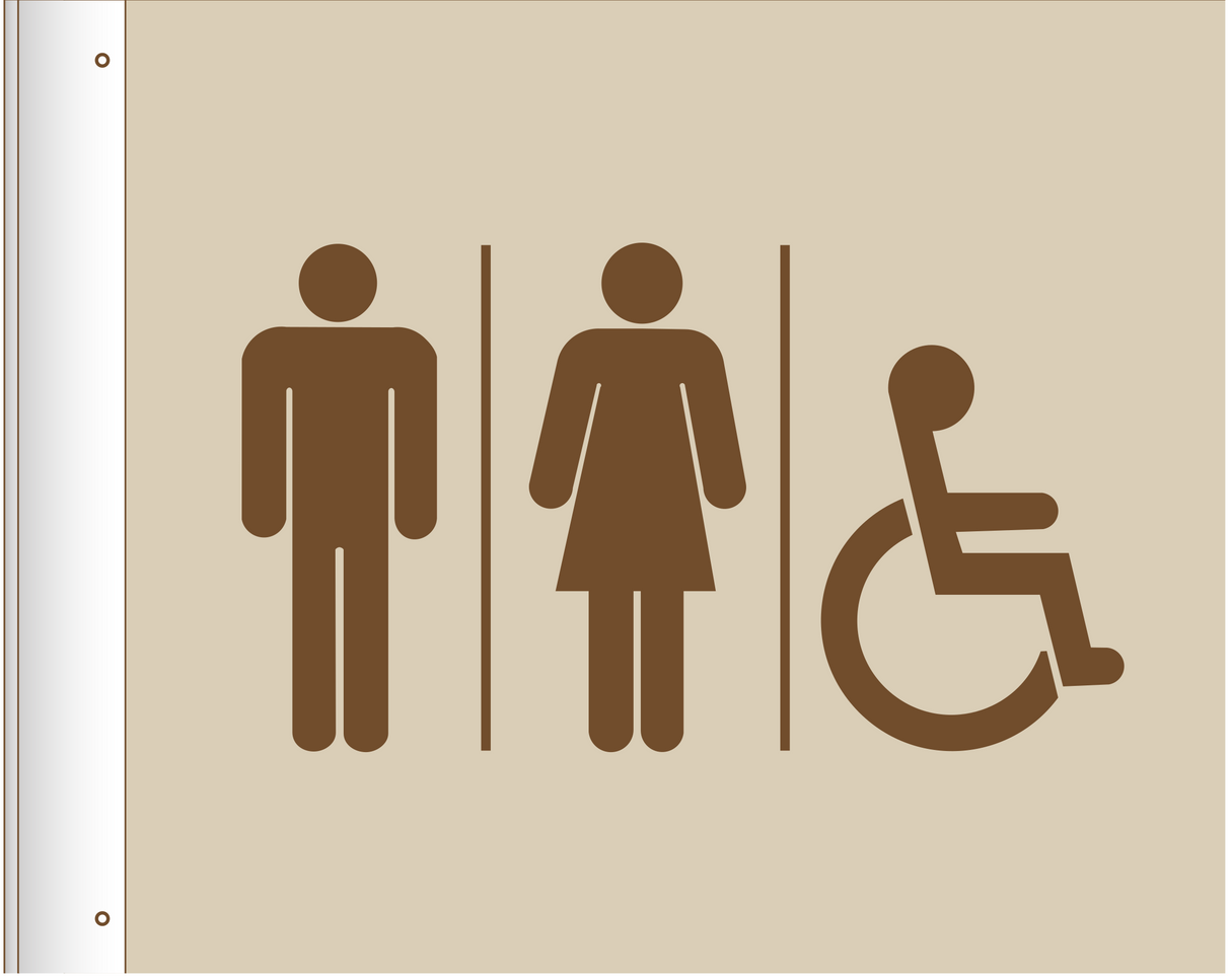 Country Inn & Suites Projecting Sign - Accessible Restroom (Woodhaven)