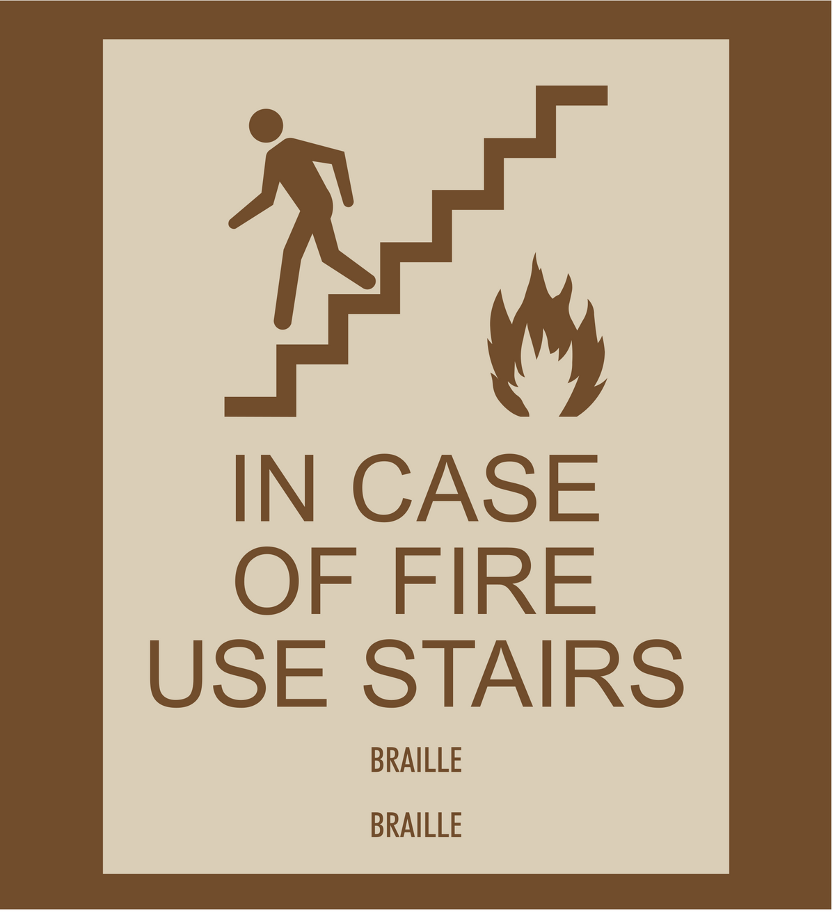 Country Inn & Suites Stairwell Identification - In Case of Fire Use Stairs (Woodhaven)