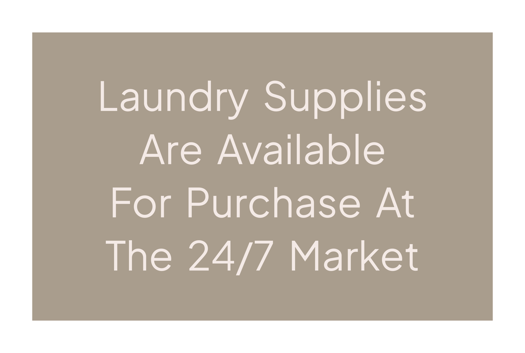 Hyatt Select Informational - Laundry Supplies at 24/7 Market