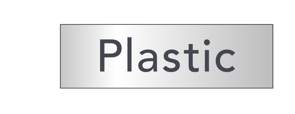 Courtyard Recycling/Amenity Label - Plastic