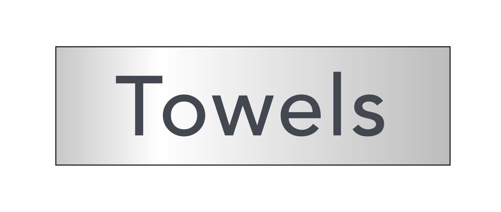 Courtyard Recycling/Amenity Label - Towels