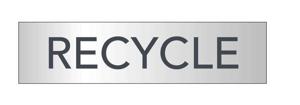 Courtyard Recycling Label - RECYCLE