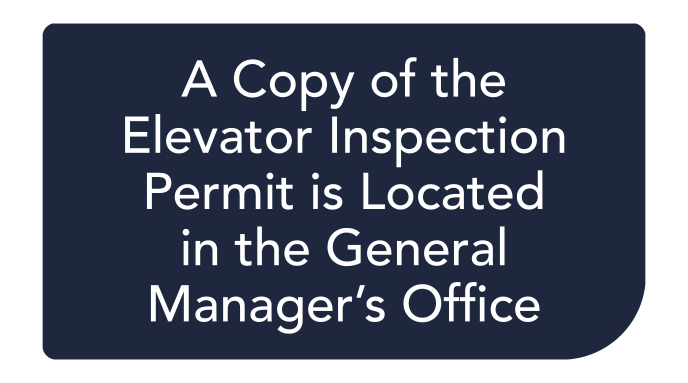 StudioRes Informational - Elevator Inspection Permit