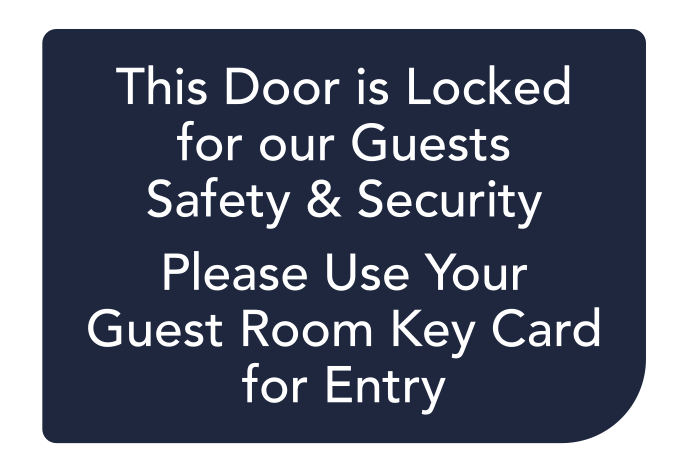 StudioRes Key Card Entry or Ring Bell