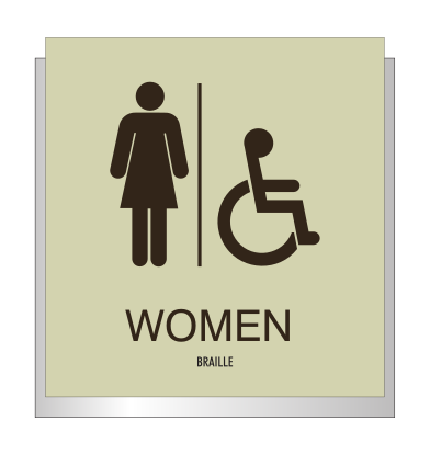 SpringHill Suites Restroom ID - Women Accessible