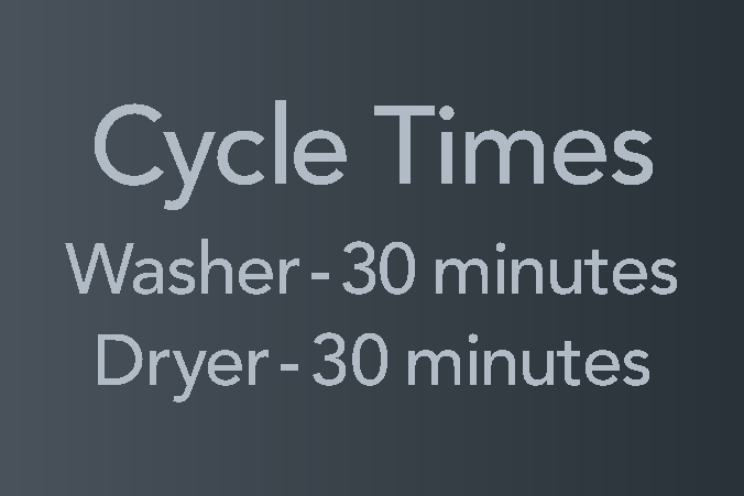 Delta Hotels Laundry Cycle Times Sign (BOH)
