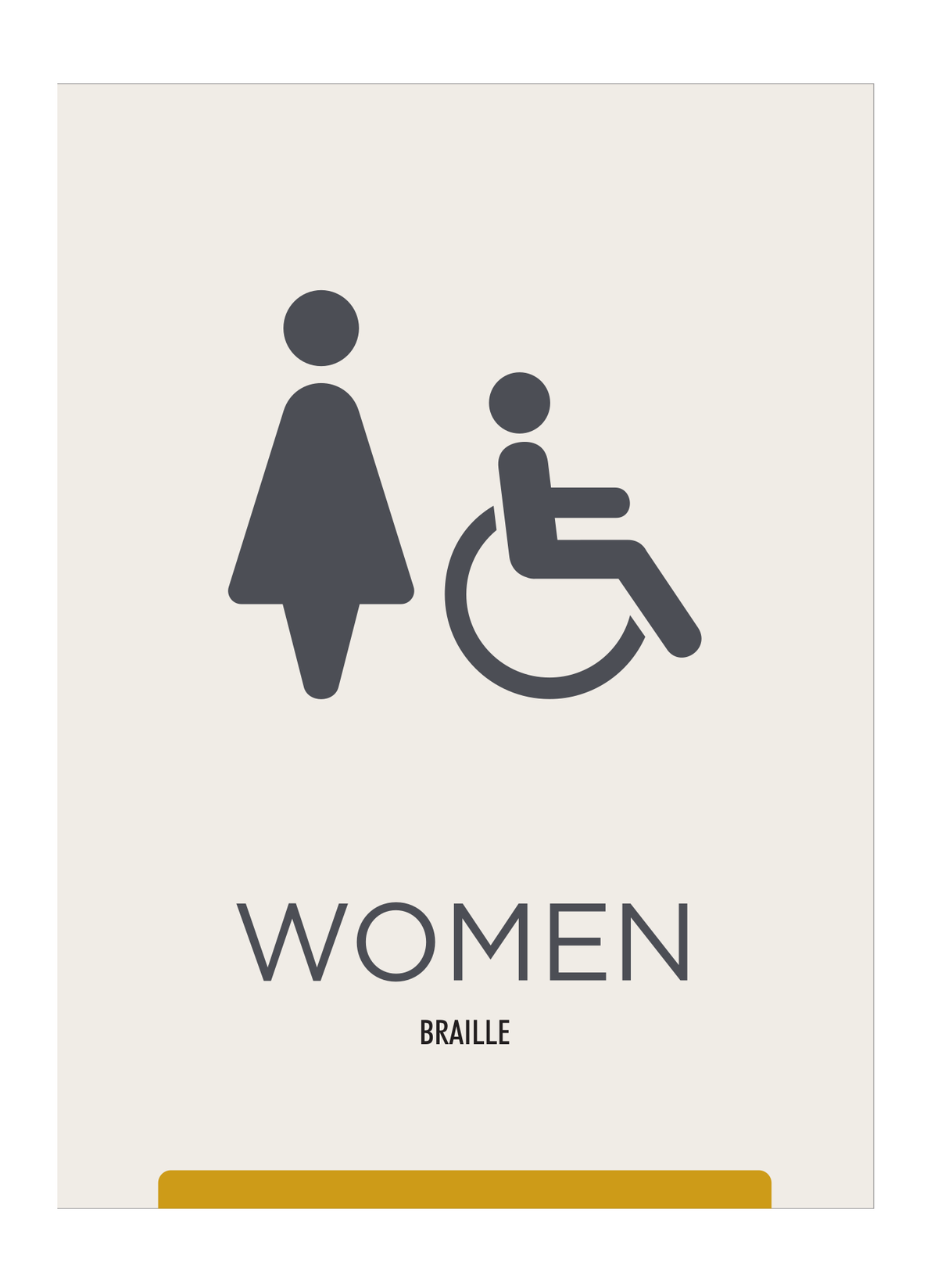City Express Restroom Identification - Women