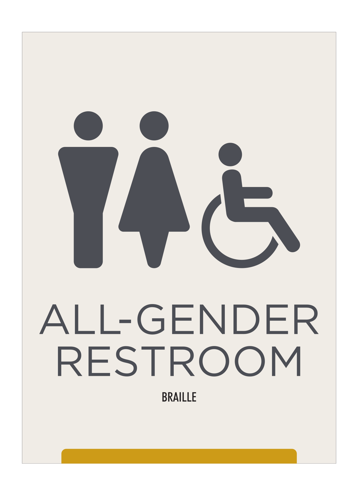 City Express Restroom Identification - All Gender
