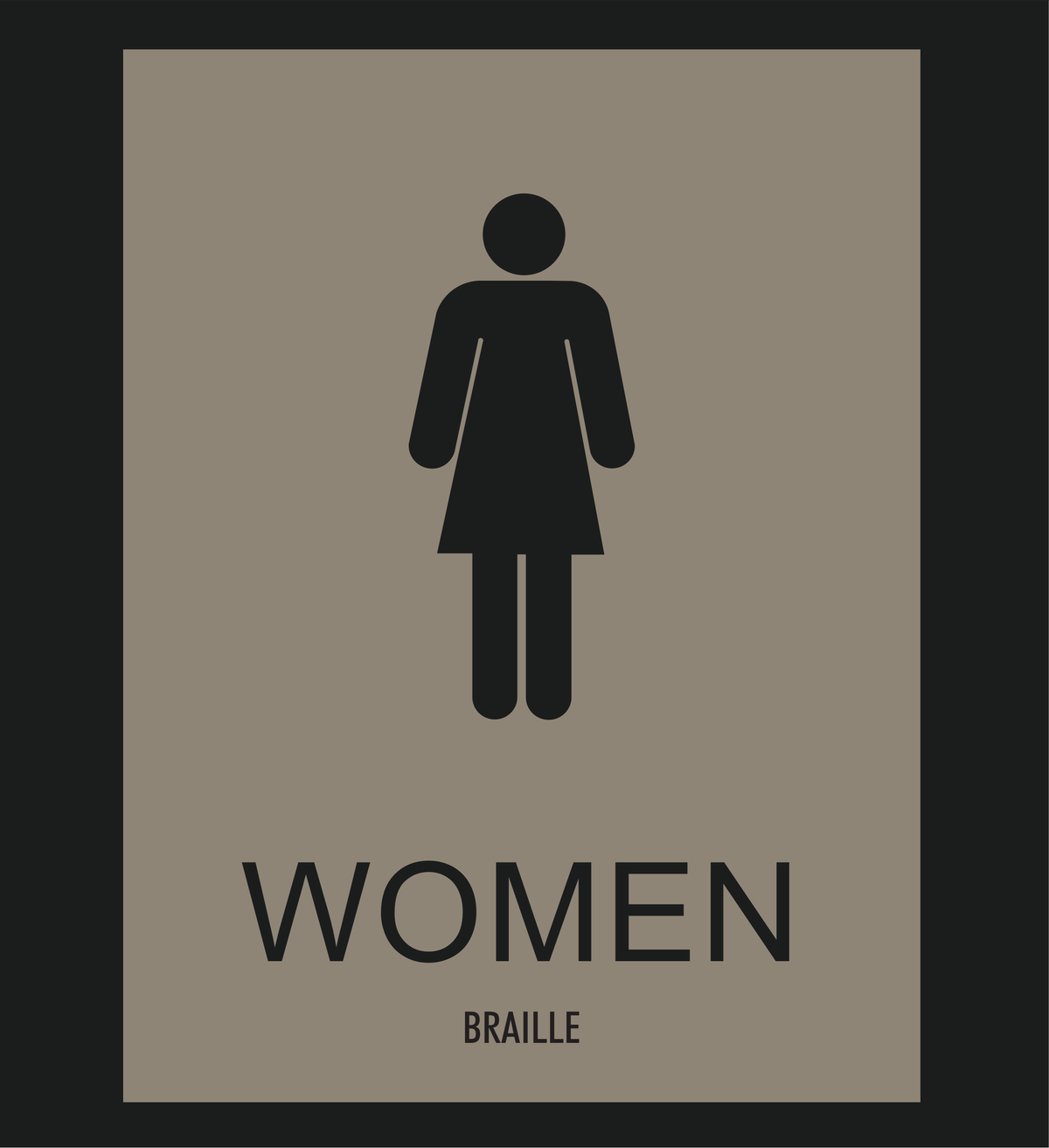 Country Inn & Suites Restroom Identification - Women (Witching Hour)